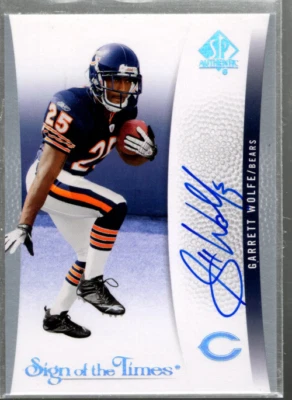 B0364-2007 SP Authentic Sign of the Times #SOTTGW Garrett Wolfe Auto - NM-MT - Image 1 of 2