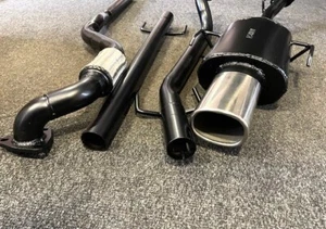 Sistema de escape deportivo VAUXHALL ASTRA Mk4 cupé 1,8 L 16 V 2001-2005 punta cuadrada - Imagen 1 de 4