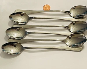 6 cucharaditas heladas MCM Insico de acero inoxidable EE. UU. cubiertos de plata internacionales - Imagen 1 de 5