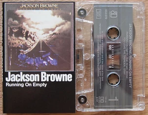 JACKSON BROWNE - RUNNING ON EMPTY (ASYLUM K453070) 1990s EUROPE CASSETTE REISSUE - Picture 1 of 3