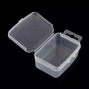 60 PIEZAS Organizador de Almacenamiento de Joyería de Plástico Rectangular Contenedores Transparentes 8.5x5.5x3cm - Imagen 1 de 3