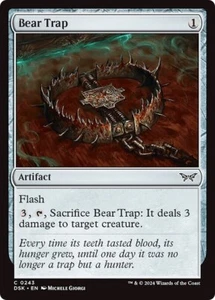 BEAR TRAP x4 mtg NM-M Duskmourn 4 Common - Picture 1 of 1