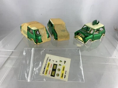 TOMICA Dandy #DJ015 metallic green O.E.white Morris Mini Cooper S mk1 Decals - Immagine 1 di 3