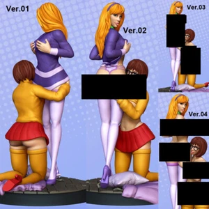 Kit maquette figurine impression 3D 4 versions Daphné & Velma non peint non assemblé GK - Photo 1 sur 13