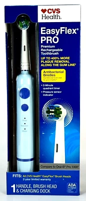 Cepillo de dientes recargable CVS Easy Flex Pro Premium. ¡Nuevo modelo actualizado! Foto 1 de 2