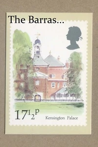 KENSINGTON PALACE. by Artist, Sir. Hugh Casson UK ROYAL POST POSTCARD - Picture 1 of 2