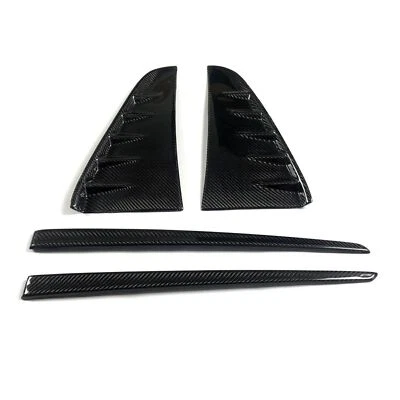 Juego de cubiertas de ventilación de guardabarros lateral de fibra de carbono para Porsche Panamera 970 2010-2016 Foto 1 de 4