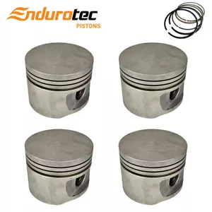 Piston & Ring Set +040" FOR Ford Cortina Capri Escort 1993cc 2.0 PINTO 1972-1982 - Photo 1 sur 1