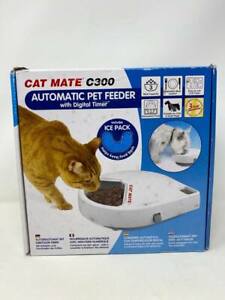 Cat Mate C300 Automatic Digital Pet Feeder for Dogs and Cats Open Box