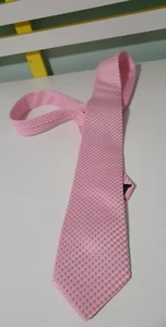 US Polo Assn Men’s Necktie Tie Pale Pink Squared Geometric Design - Picture 1 of 2
