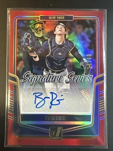 Ben Rice 2024 Panini Donruss Signature Series Red Holo Auto /99 SS-BR - Picture 1 of 2