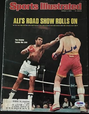 Muhammad Ali Signed Sports Illustrated Magazine Cover w/PSA DNA LOA - Image 1 of 2