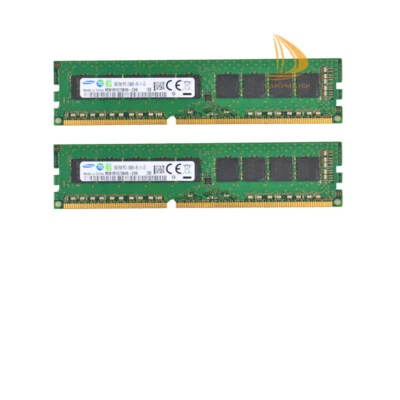 Samsung 2x 8GB 2RX8 PC3-10600E DDR3-1333Mhz 1.5V Desktop,ECC-Memory RAM DIMM,Kit - Image 1 of 4