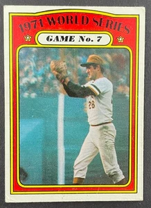 1972 Topps Serie Mundial Juego 7 #229 Pittsburghs Steve Blass Gana Clemente HR MLB - Imagen 1 de 2