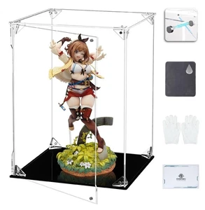 Clear Acrylic Display Case, Front-Open Door with Magnetic Buckle, Assemble Di... - Bild 1 von 7