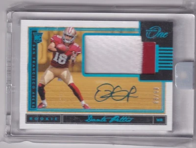 Dante Pettis 2018 Panini One Blue Rpa Rc On Card Auto (8/99) - Image 1 of 2