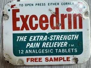 MINI LATA ANALGÉSICO EXTRA FUERZA EXCEDRIN DE COLECCIÓN 12 COMPRIMIDOS Muestra Gratis - Imagen 1 de 4