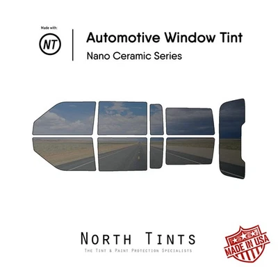 Película de tinte de ventana precortada nano cerámica vidrio automotriz para Ford Flex 2009-2019 Foto 1 de 4