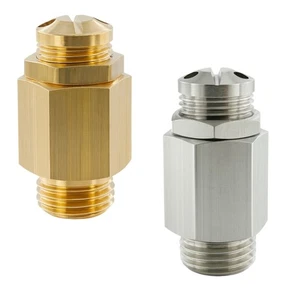 Mini-Sicherheitsventile einstellbar - Messing Edelstahl - G1/8" G1/4" - Bild 1 von 25