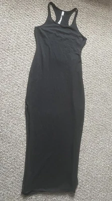 Maxi Vestido sin Mangas Lululemon "Get Going" Body Con Gris Para Mujer Talla 8 Foto 1 de 4