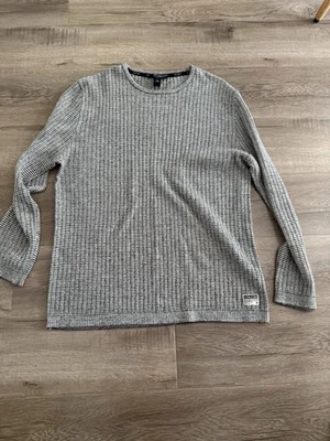 Volcom Grey & White Long Sleeve  Jumper Medium - Image 1 of 4
