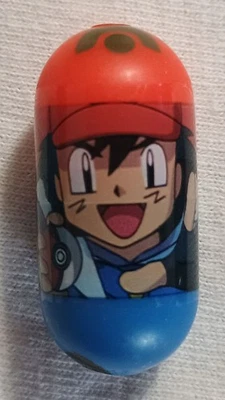 VINTAGE RETIRED SPIN MASTER 2004 POKEMON MIGHTY BEANZ NUMBER 32 ASH BEAN - Image 1 of 4