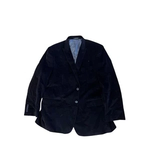 Herren Schwarz Cord Blazer Sport Mantel Jacke Größe L - Bild 1 von 3