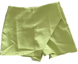 NUEVO SHEIN Mujer Skort Verde Lima Cremallera L - Imagen 1 de 4