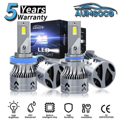 Faros LED de 4 puertas de haz alto bajo 200 W para Honda Insight 2010-2014 hatchback Foto 1 de 4