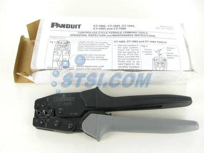 Panduit CT-1005 Ferrule Crimping Tool, Used-Excellent ~STSI - Image 1 of 4