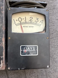 Vintage Hays Combustion Instruments And Control Guage Rare Michigan City Indiana - Picture 1 of 11