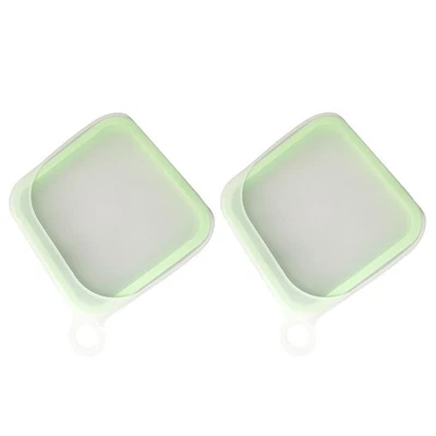  2 Pcs Sandwhich Box Toast-shaped Sandwich Containers Reusable Lunch - Image 1 of 4
