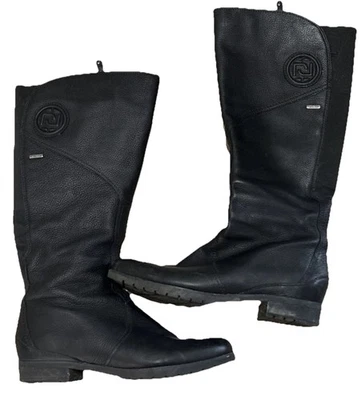 Rockport Hydroshield Size 11M Women's Black Leather Waterproof Boots - Image 1 of 4