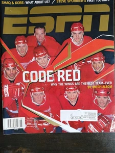 ESPN The Magazine April 29 2002 Code Red Detroit Red Wings NHL - Picture 1 of 2