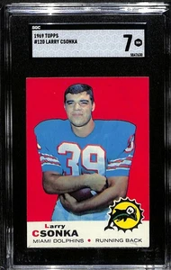 1969 Topps #120 Larry Csonka - Set Break! SGC 7 RC - Picture 1 of 2