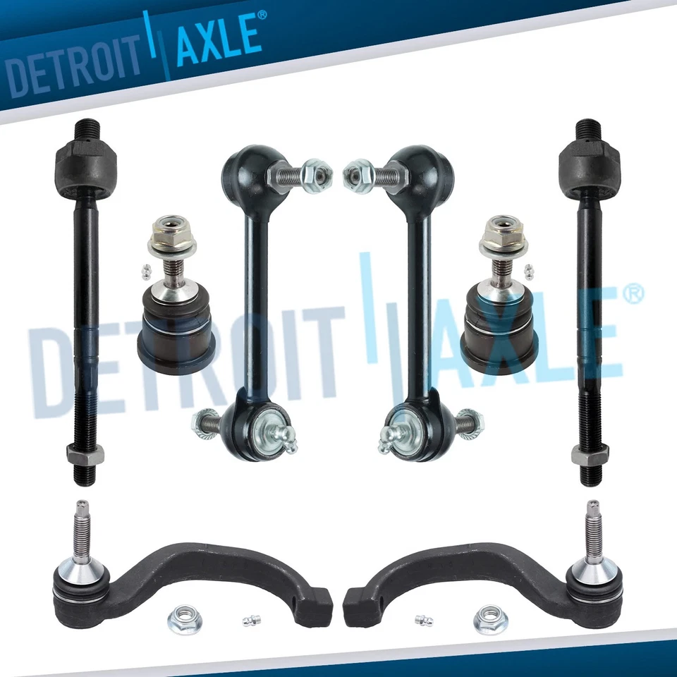Juntas esféricas inferiores dianteiras barras oscilantes internas externas hastes de amarração para 2003 Ford Thunderbird - Imagem 1 de 4