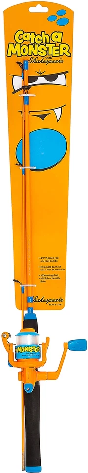 Catch a Monster buntes Spinnruten- und Spinnrollen-Kombi-Set für Kinder – ein... - Bild 1 von 1