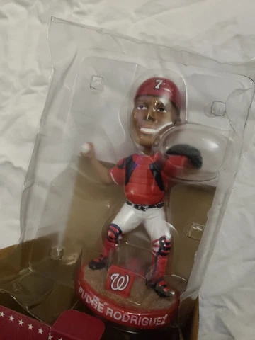 Washington Nationals Ivan Pudge Rodriguez Bobblehead. Stadium Giveaway on 8/2010 Cover