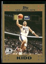 Jason Kidd 2007-08 Topps Gold /2007 #5 New Jersey Nets