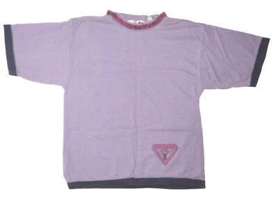 Camisa De Colección Gitano De Gran Tamaño Tejida Niñas Talla M 10-12 Púrpura Tribal Patinadora Playa Foto 1 de 4