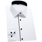 Mens Dress Shirts Clothes Long Sleeves Formal Business Button Down Casual Shirts