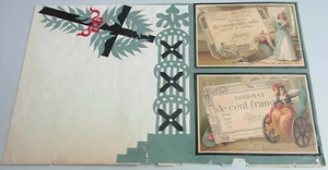 Collage año 1900: Trabajo CORTE DE TIJERA e imágenes de colección (Revolución Francesa) - Imagen 1 de 7