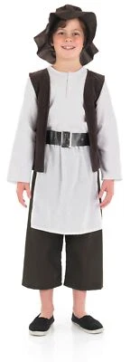 Niños Tudor Niño Disfraz S - XL Niños Medieval Histórico Elegante Libro de vestir Semana Foto 1 de 4