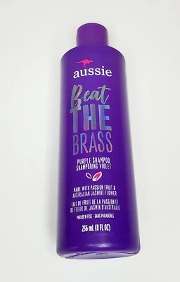 Aussie Beat the Brass Paraben-Free Purple Shampoo for Color-Treated Hair  8 Oz. - Image 1 of 3