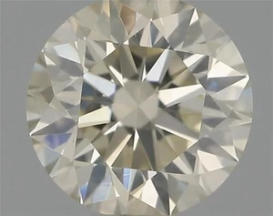 GIA Certified 100% Natural Diamond N/SI1 Loose Round Cut 4 mm Size 0.41 Ct - Picture 1 of 7