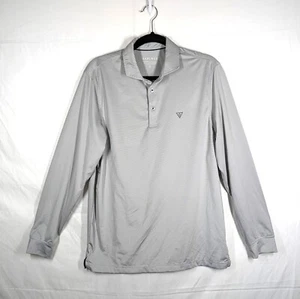 Maelreg Poloshirt Performance Stretch Langarm Micro Stripe Herren Größe Medium - Bild 1 von 9