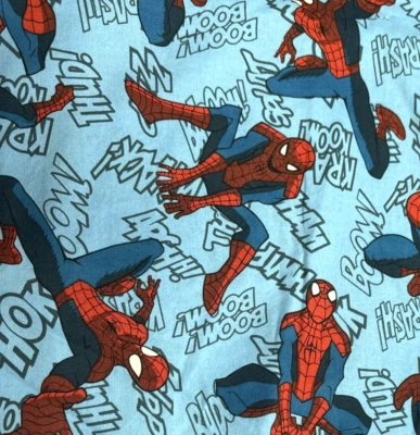 Marvel Spiderman Toss Editorial Blue by Springs Creative Products BT Half Y #13 - Image 1 of 4