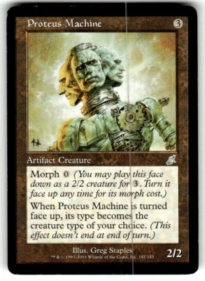 Proteus Machine Scourge Regular MTG LP - Image 1 of 2