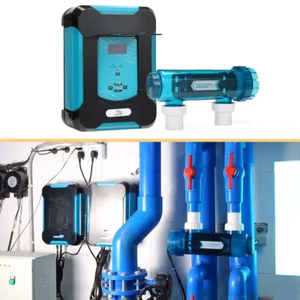 26K Gal EC12/20 Salt Water Pool Salt Chlorine Generator for IN/Above Ground Pool - Picture 1 of 17
