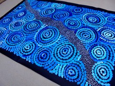 LOUISE NUMINA 150 x 100 cm Original Painting - Aussiepaintings Aboriginal Art